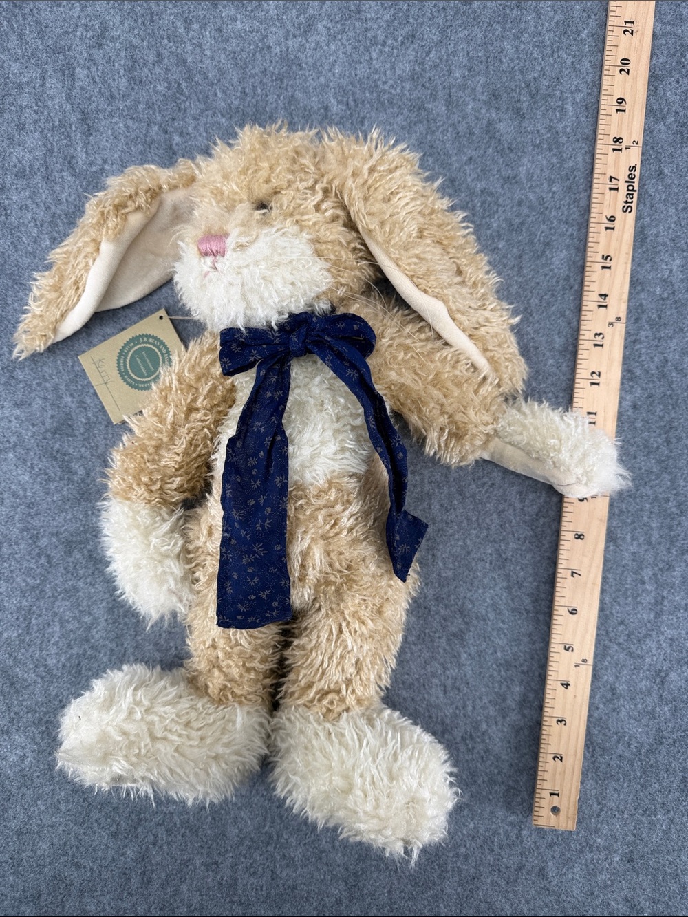 Boyd's Bear Kerry Q Hopgood Rabbit 17" Heavy Plush Soft Toy Stuffed Animal